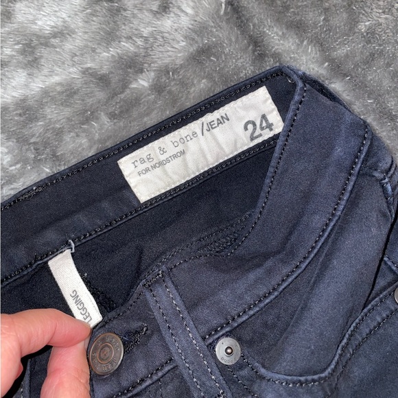 Rag & Bone Black High Rise jeggings Size 24 - Picture 5 of 5